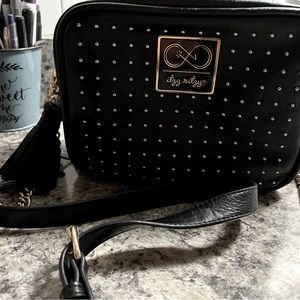 Chelsea + Cole for Itzy Ritzy Studded Double Take Crossbody Diaper Bag